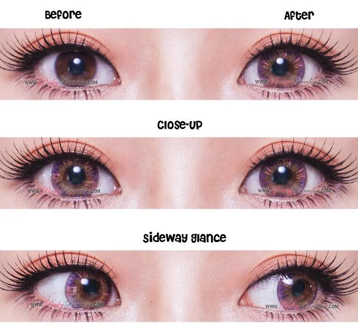 Vassen Rainbow Eyes Purplish Red sold by Pinky Paradise product image thumbnail 3