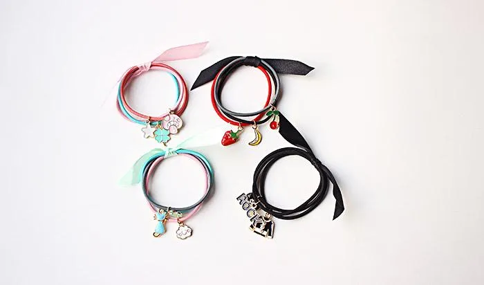 Triple Wrap Charm Hair Tie sold by Pinky Paradise product image thumbnail 2