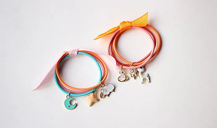 Triple Wrap Charm Hair Tie sold by Pinky Paradise product image thumbnail 3
