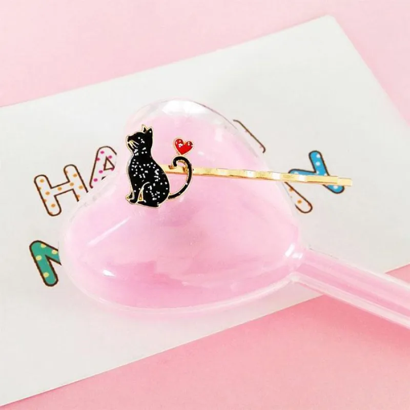 Black Kitty Bobby Pin sold by Pinky Paradise