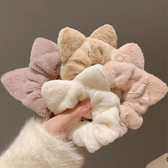Fluffy Cat Ears Scrunchie sold by Pinky Paradise product image thumbnail 5