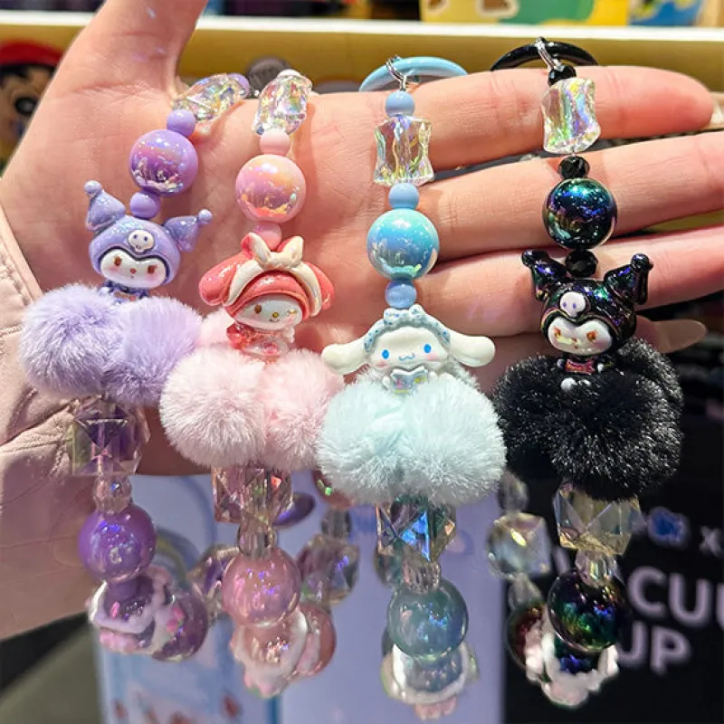 Sanrio Beaded Charm Phone Wrist Strap sold by Pinky Paradise