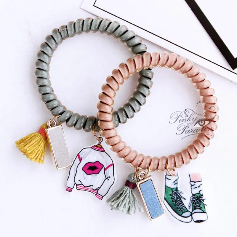 Casual Spiral Hair Ties sold by Pinky Paradise