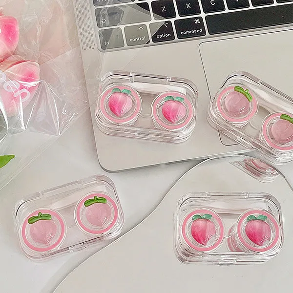 Aesthetic Pink Peach Transparent Travel Lens Case sold by Pinky Paradise product image thumbnail 2