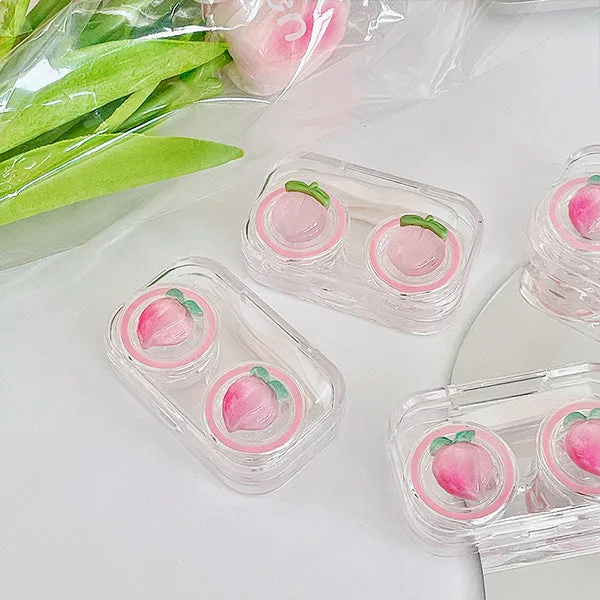 Aesthetic Pink Peach Transparent Travel Lens Case sold by Pinky Paradise product image thumbnail 3