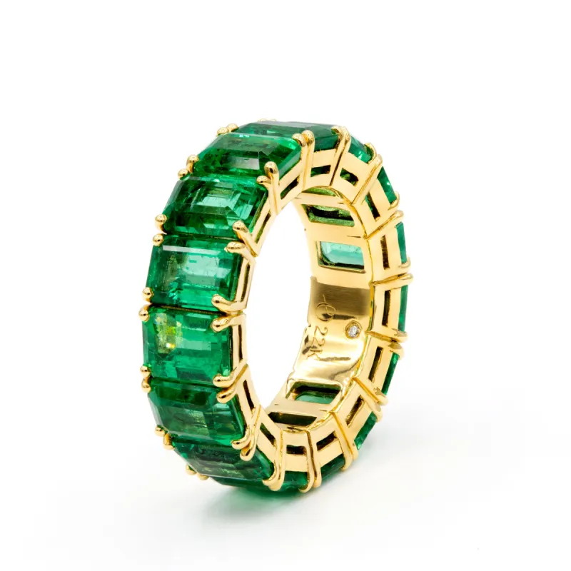 Emerald Eternity Ring sold by Octavia Elizabeth