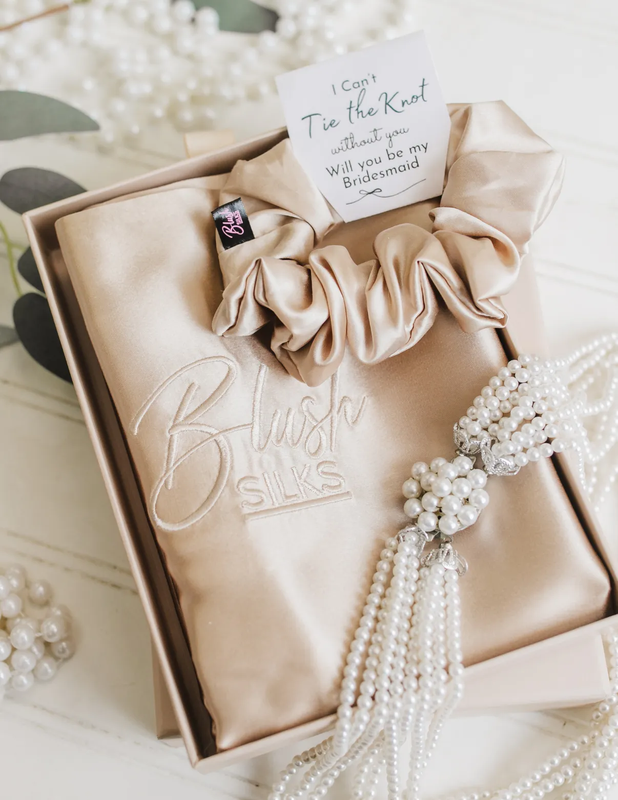 Champagne Silk Pillowcase – 22 Momme Mulberry Silk sold by Blush Silks product image thumbnail 2