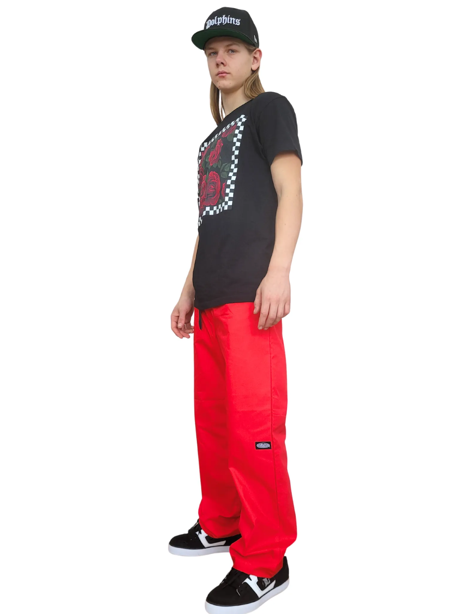 Adult Retro Red Original Lounge Pants sold by Modrobes