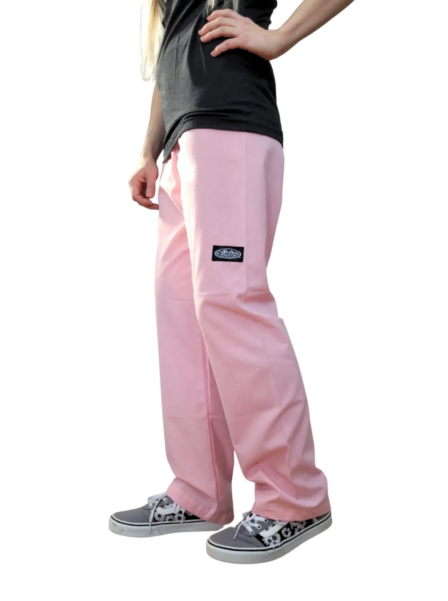 Adult Light Pink Wideleg Pants sold by Modrobes product image thumbnail 3