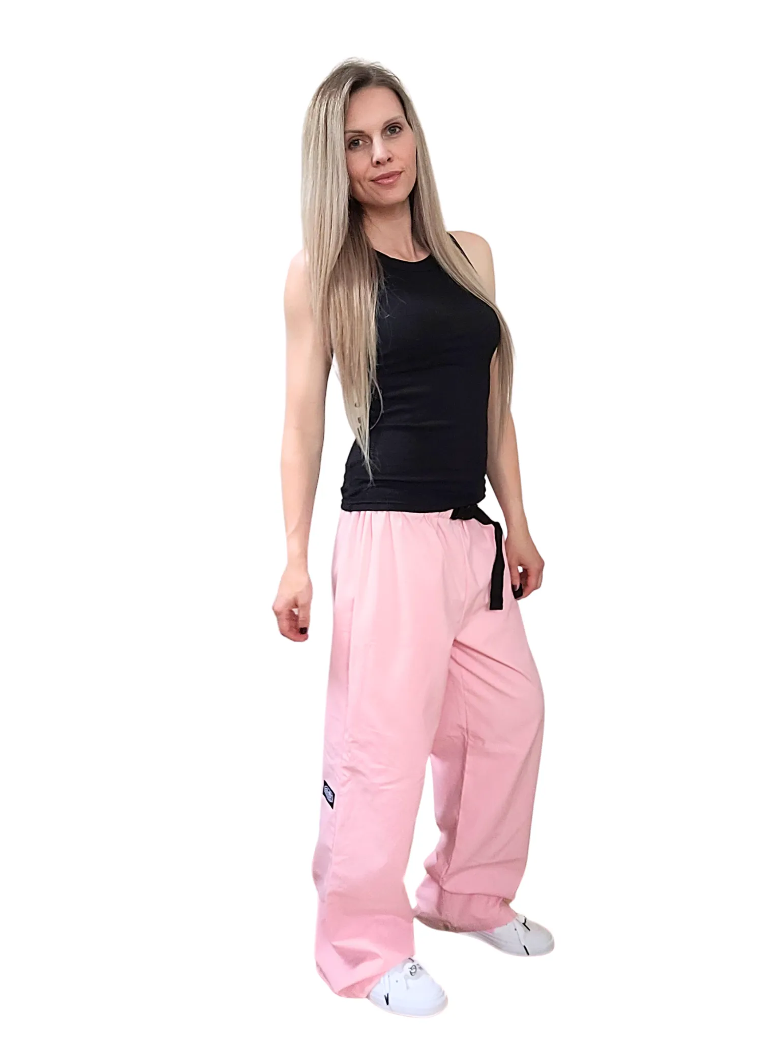 Adult Light Pink Wideleg Pants sold by Modrobes