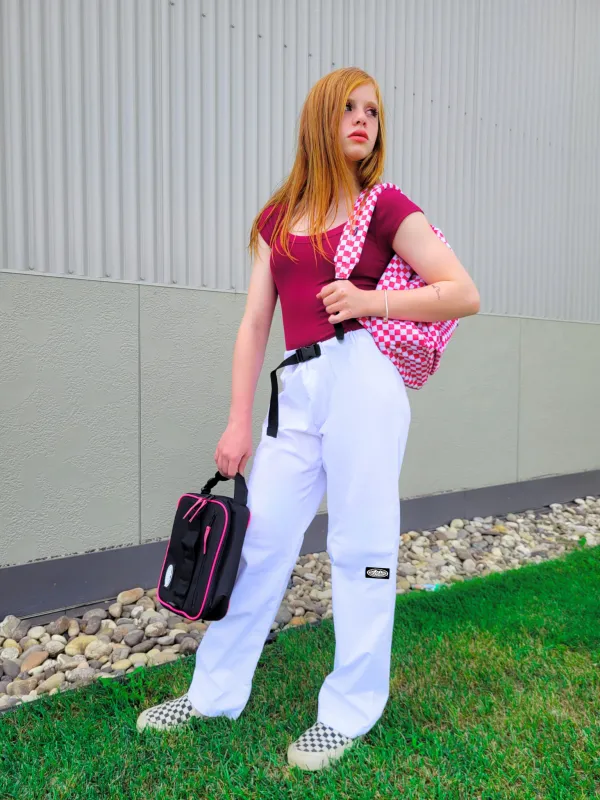 Adult White Original Lounge Pants made by Modrobes