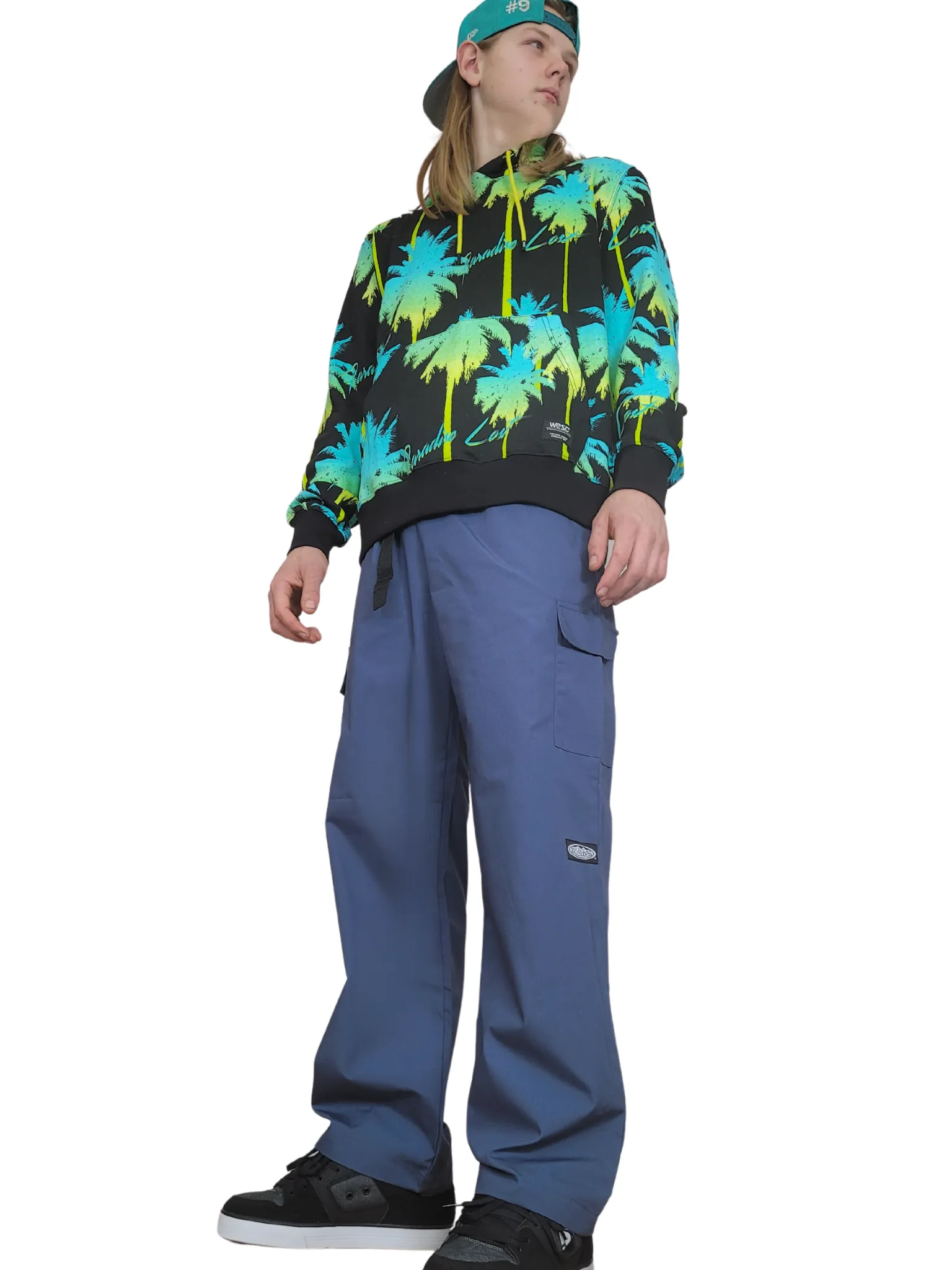 Adult Storm Blue Cargo Pants sold by Modrobes product image thumbnail 4