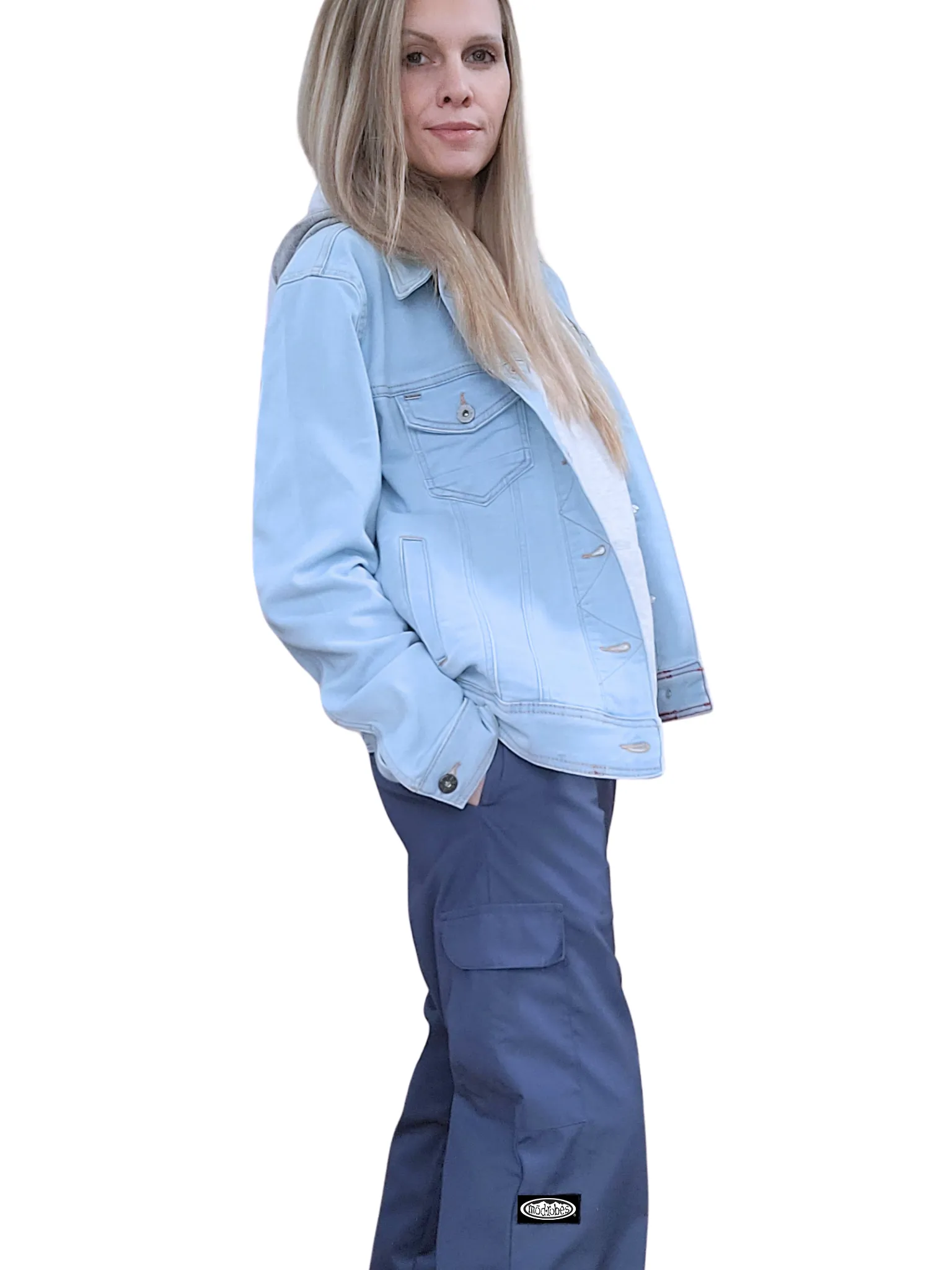 Adult Storm Blue Cargo Pants sold by Modrobes product image thumbnail 3