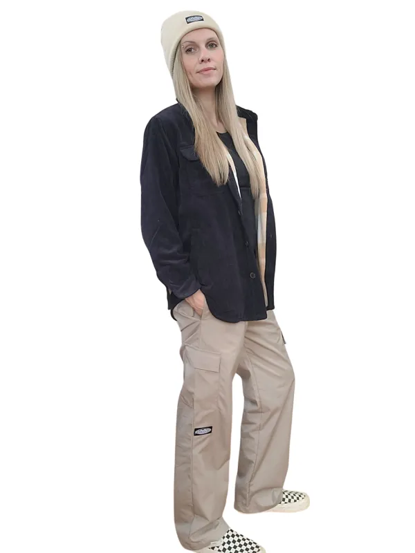 Adult Beige Cargo Pants made by Modrobes