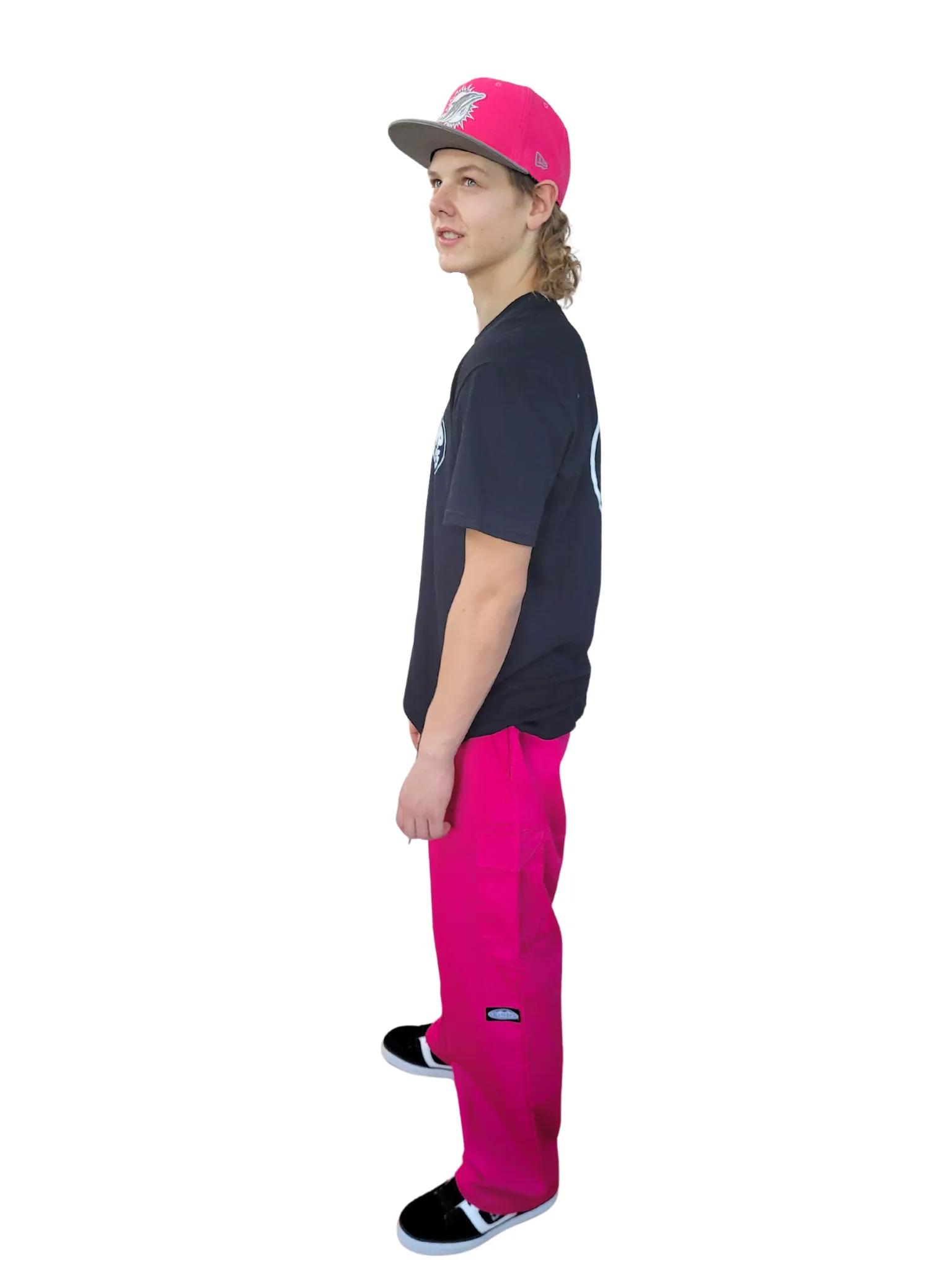 Adult Pink Cargo Pants sold by Modrobes
