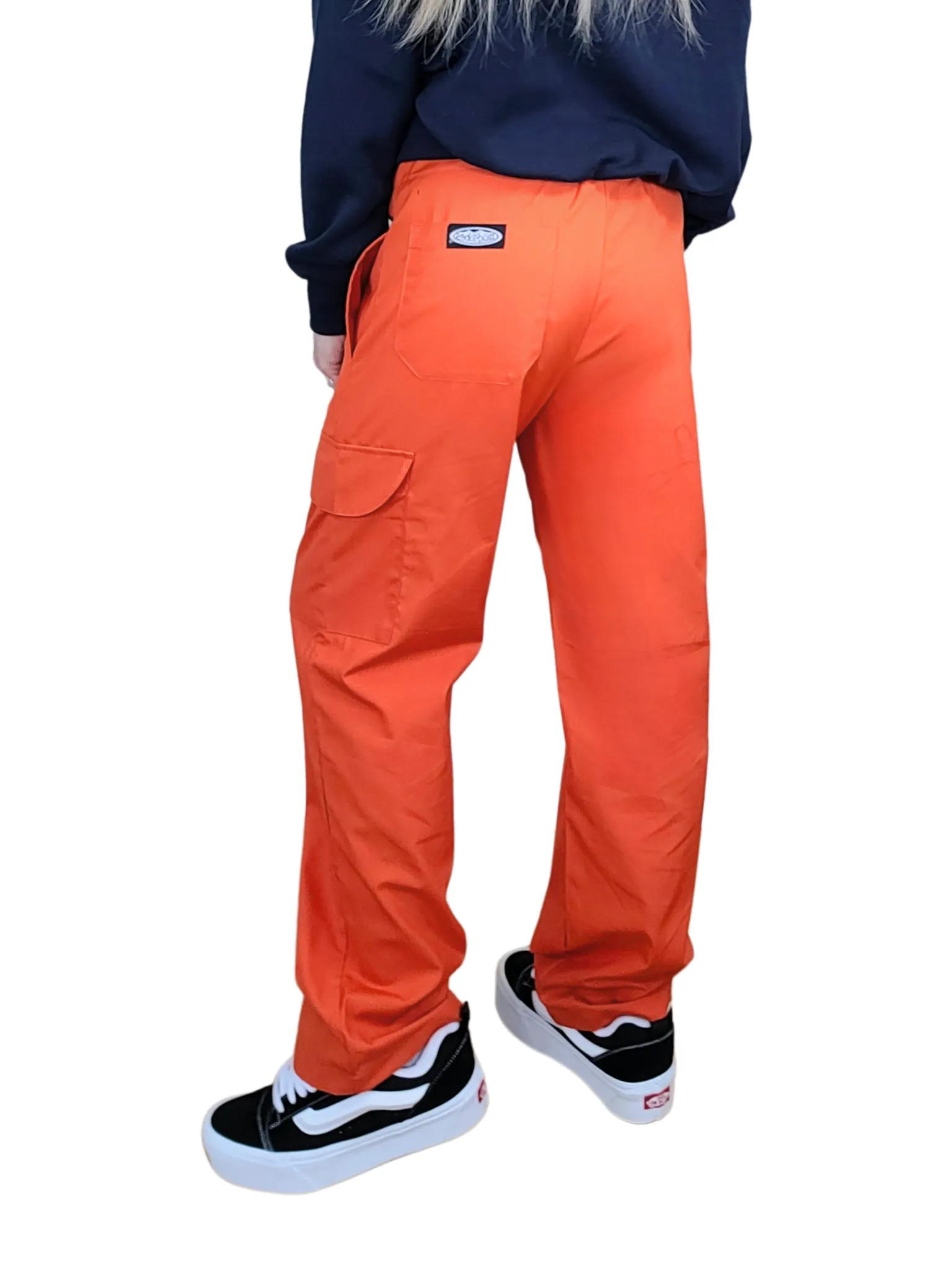 Adult Orange Cargo Pants sold by Modrobes product image thumbnail 2