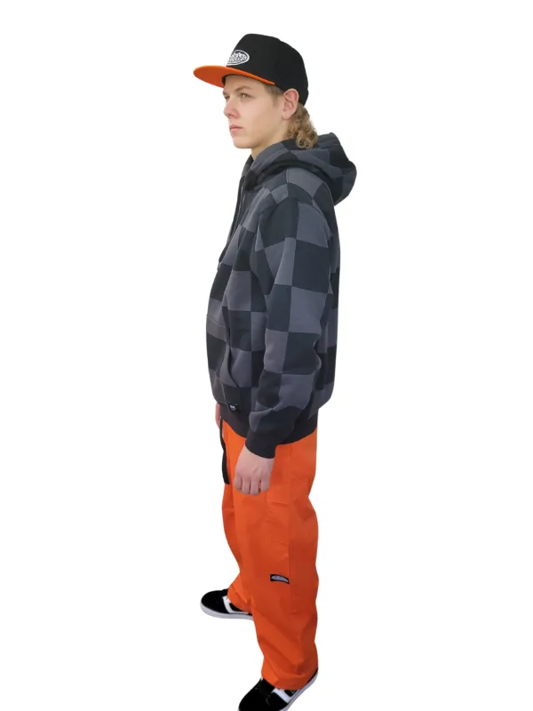 Adult Orange Cargo Pants made by Modrobes