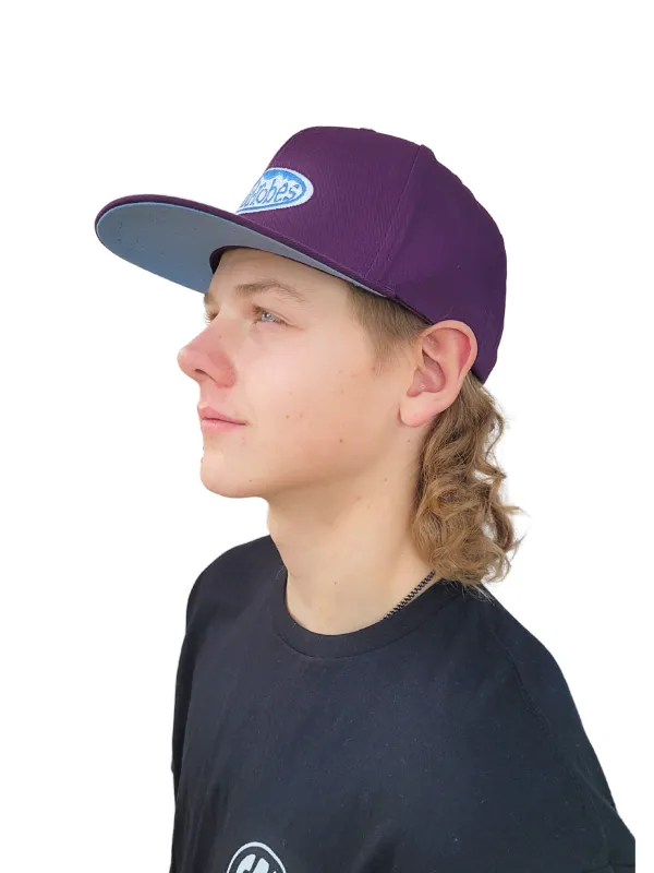 Purple Snapback made by Modrobes