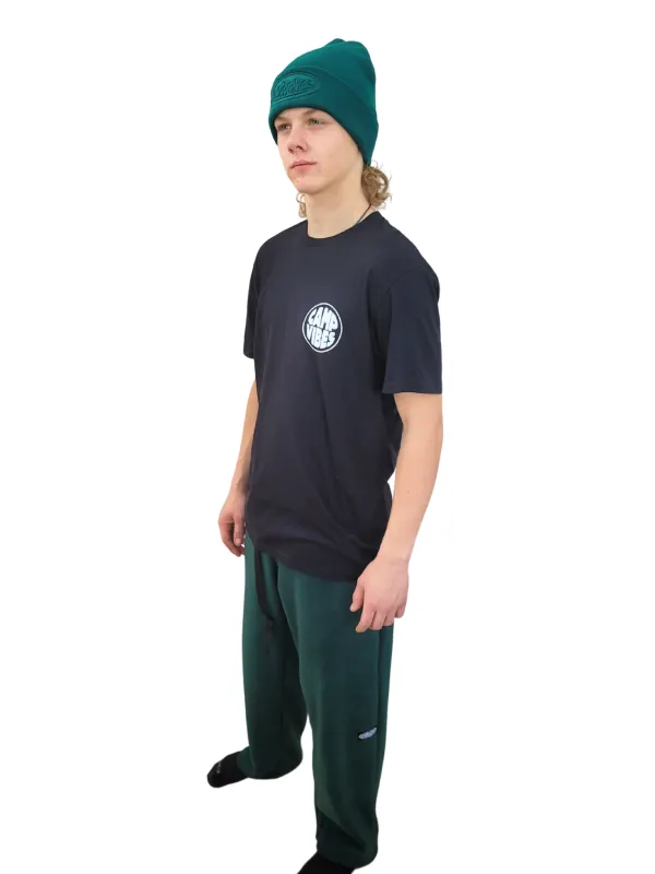 Adult Forest Green Fleece Pants made by Modrobes