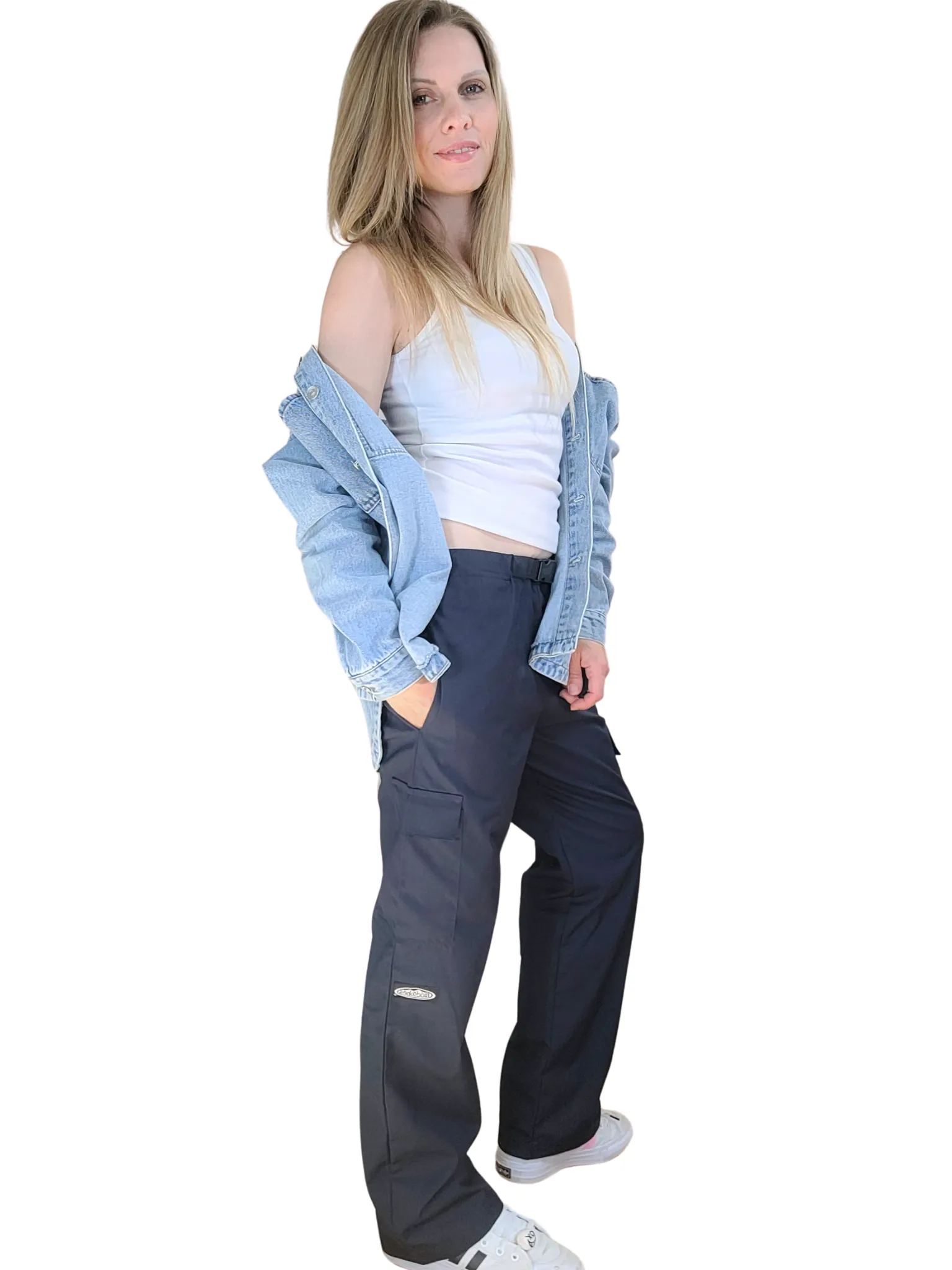 Adult Dark Navy Cargo Pants sold by Modrobes product image thumbnail 3