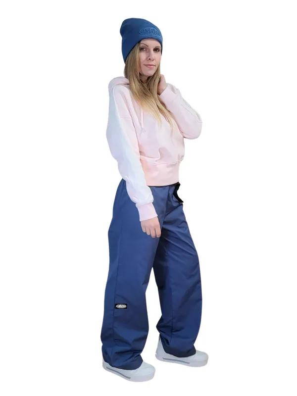 Adult Storm Blue Wideleg Pants made by Modrobes