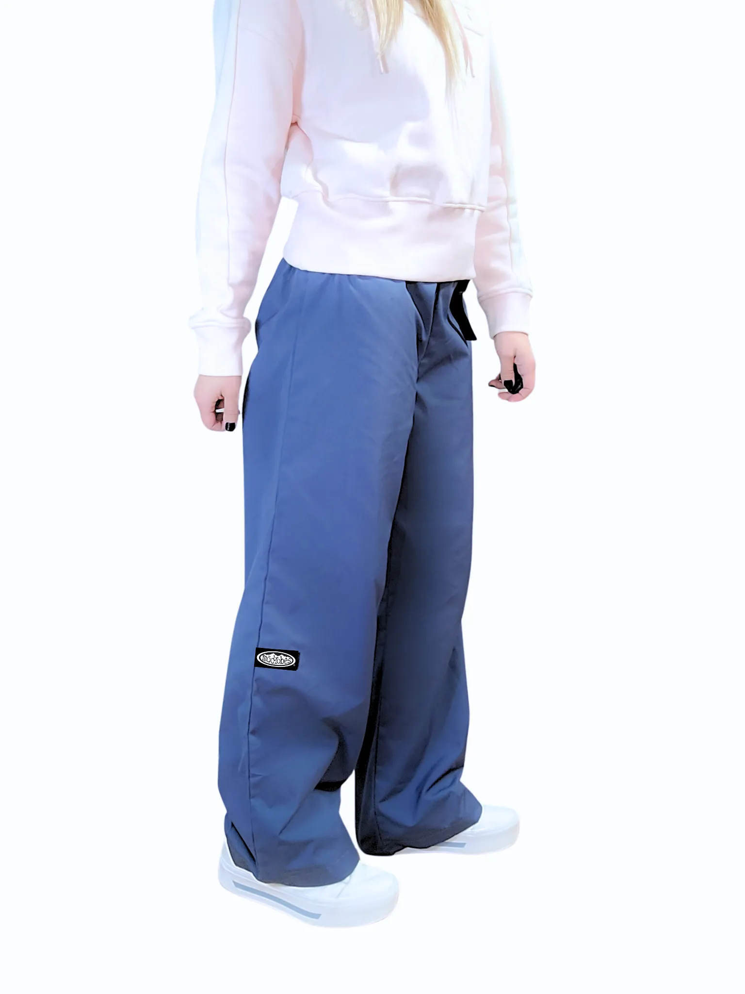 Adult Storm Blue Wideleg Pants sold by Modrobes product image thumbnail 2