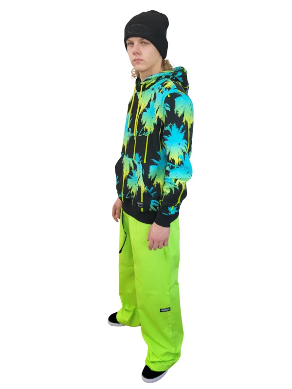 Adult Lime Green Wideleg Pants made by Modrobes