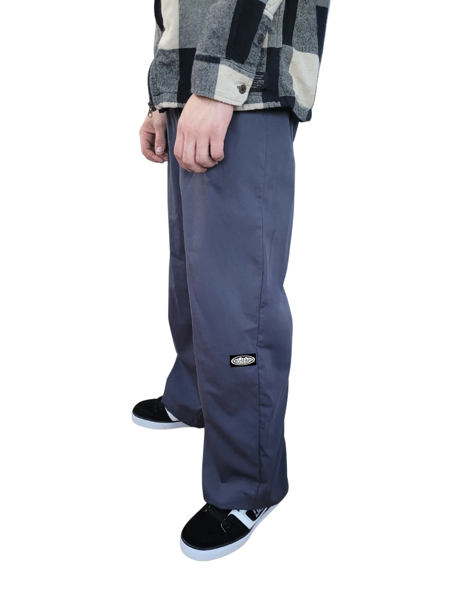 Adult Charcoal Wideleg Pants sold by Modrobes product image thumbnail 2