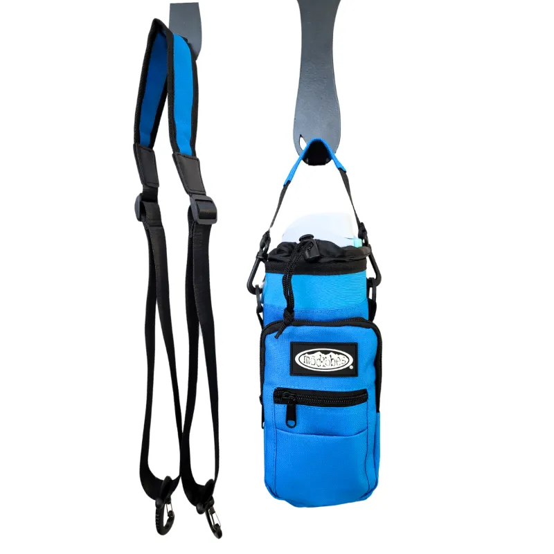 Blue Water Bottle Bag made by Modrobes