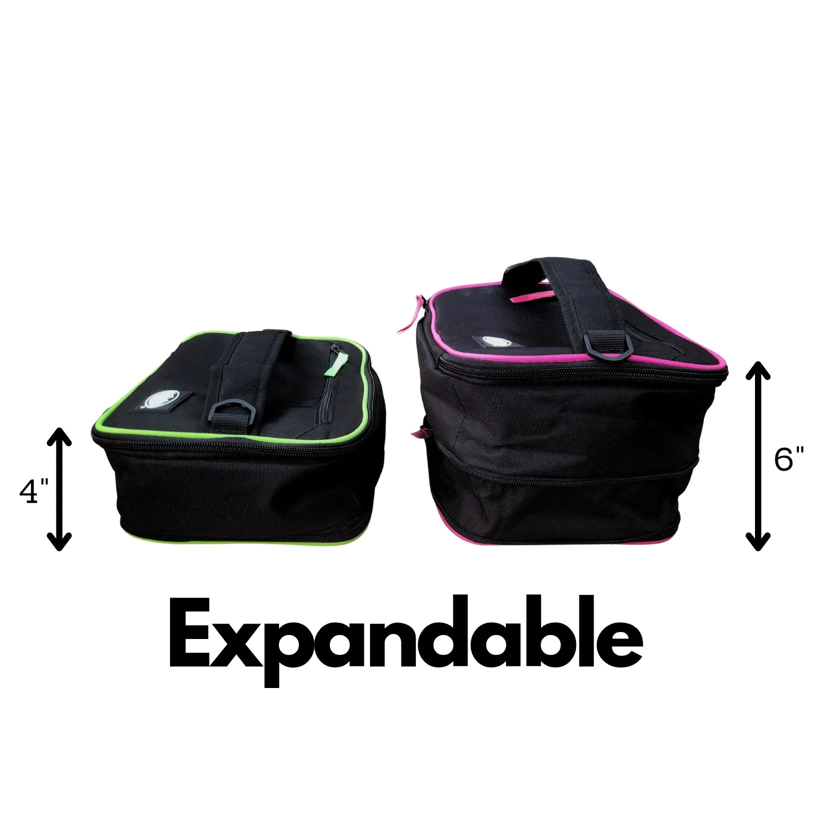 Black and Yellow Snack Buddy Lunch Bag sold by Modrobes product image thumbnail 3