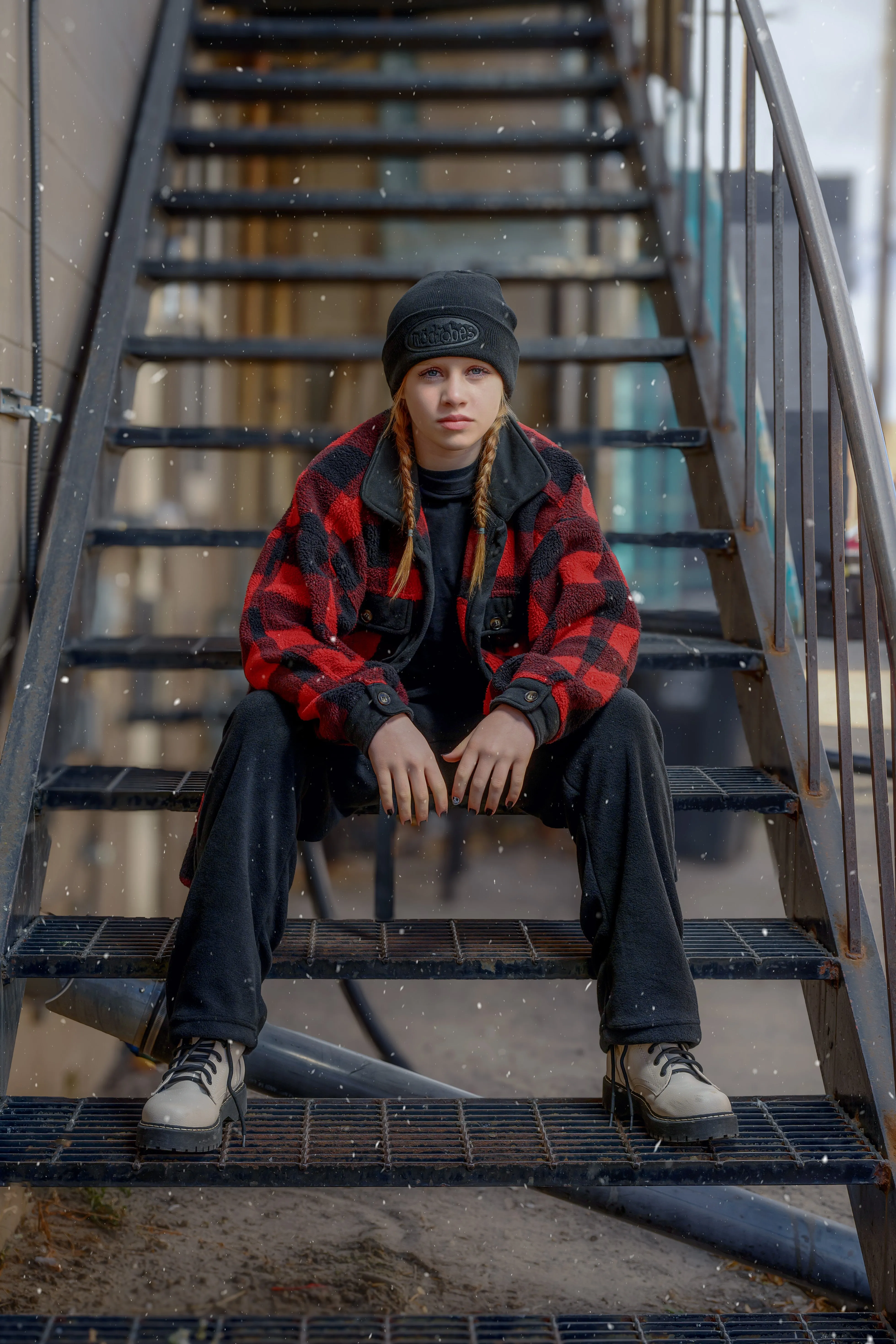 Adult Black Cargo Fleece Pants sold by Modrobes