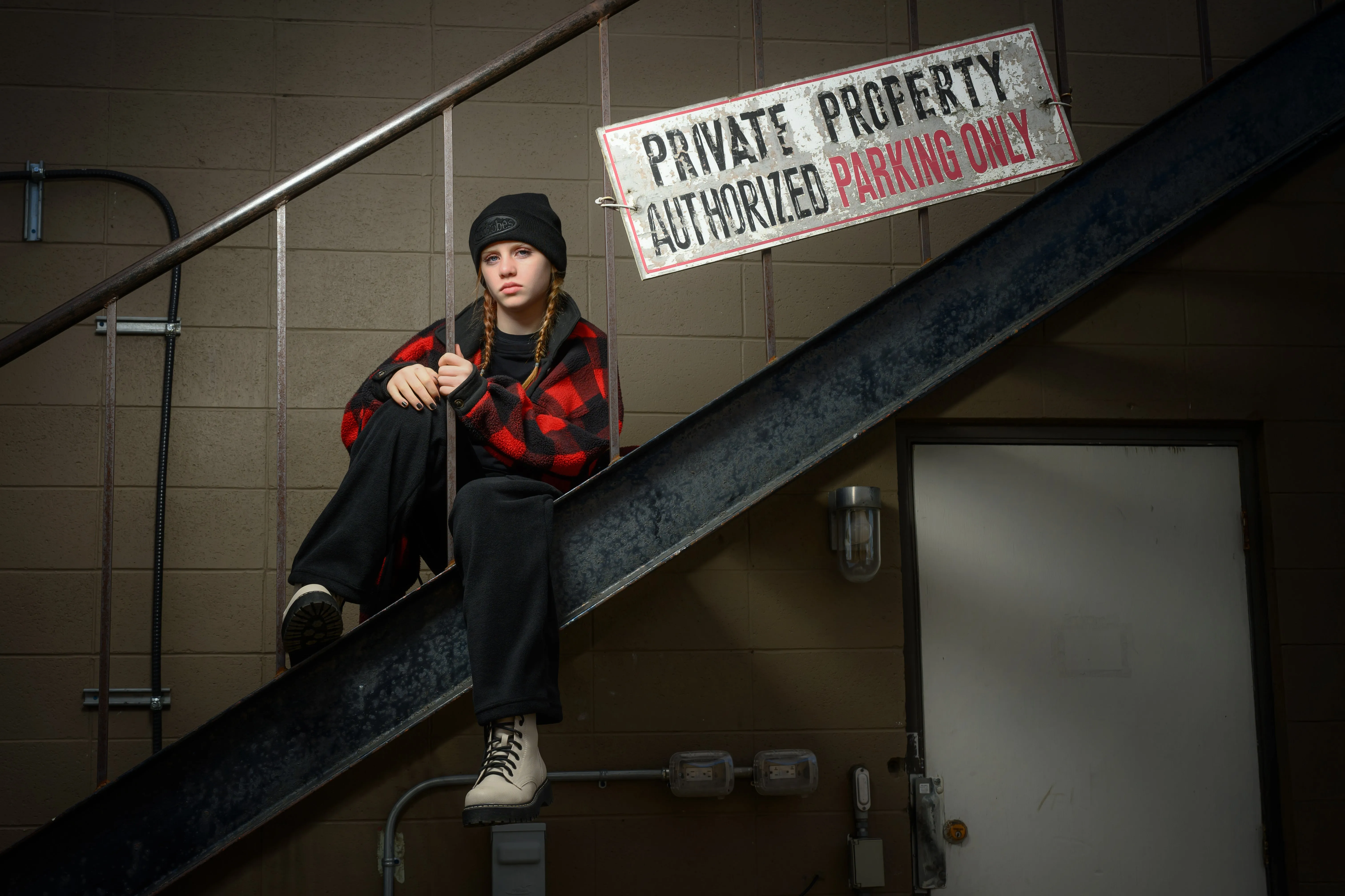 Adult Black Cargo Fleece Pants sold by Modrobes product image thumbnail 2