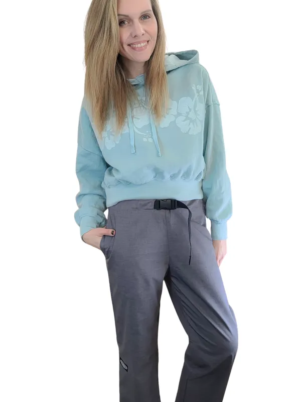 Adult Heather Grey Original Lounge Pants + Side Pockets made by Modrobes