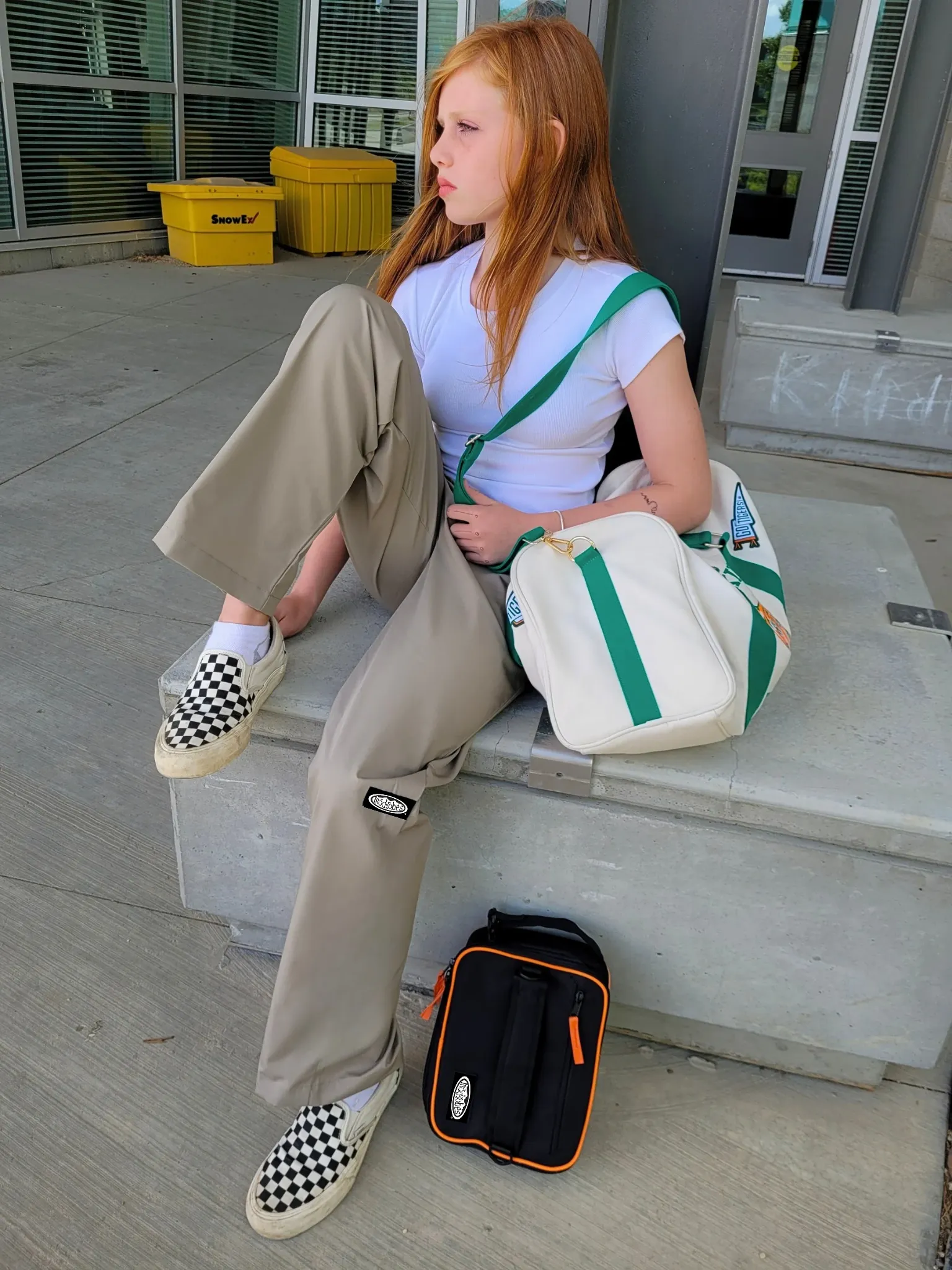 Adult Beige Original Lounge Pants + Side Pockets sold by Modrobes product image thumbnail 2