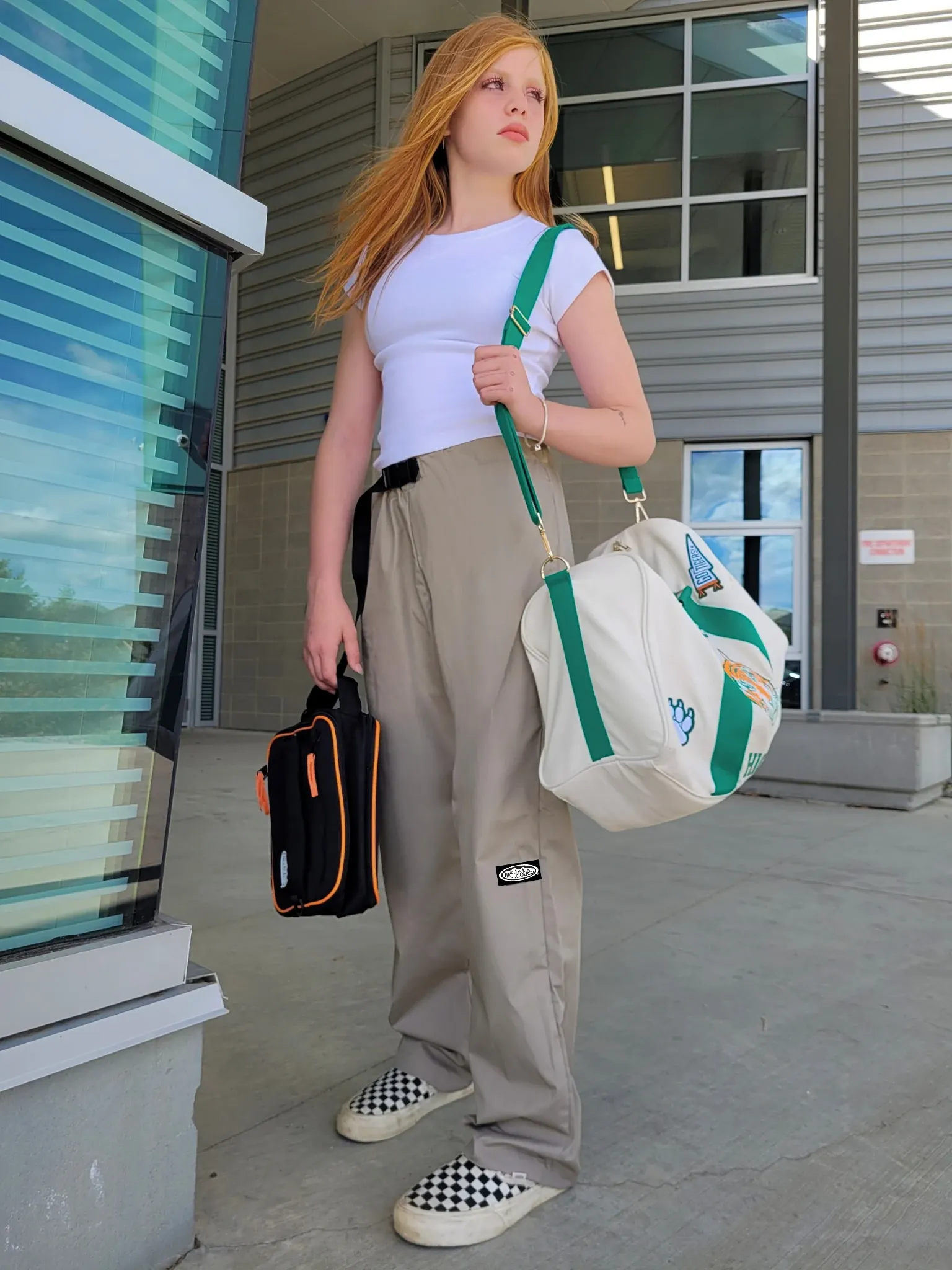 Adult Beige Original Lounge Pants + Side Pockets sold by Modrobes product image thumbnail 3