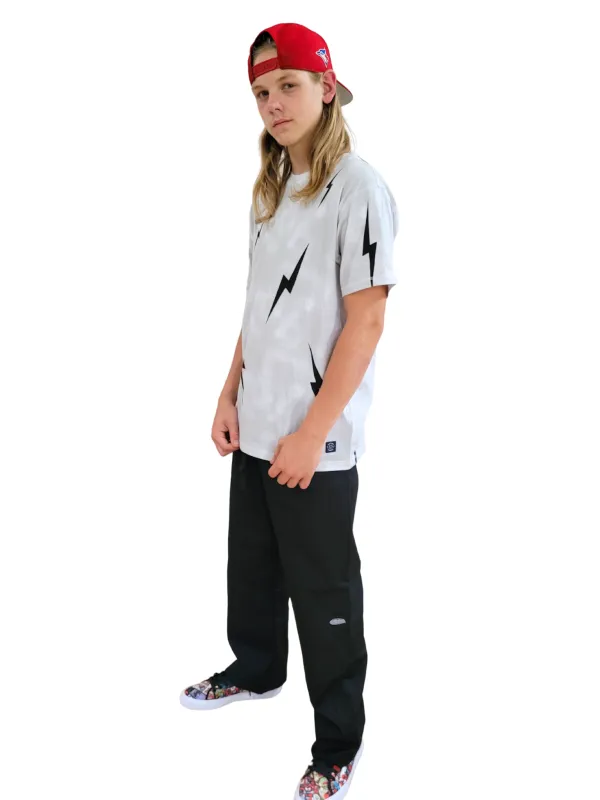 Adult Black Original Lounge Pants + Side Pockets made by Modrobes