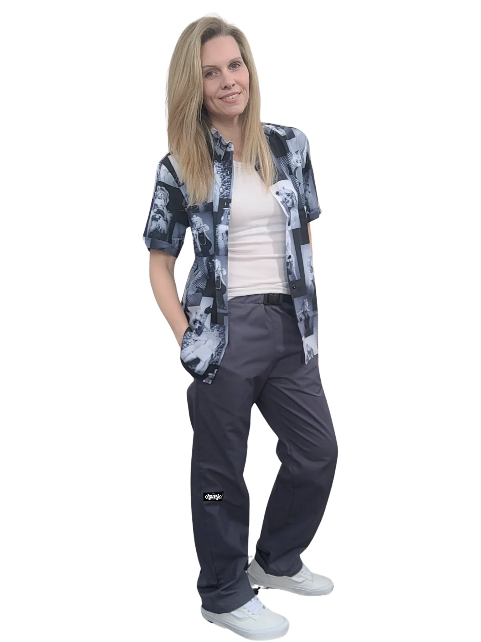 Adult Charcoal Grey Original Lounge Pants + Side Pockets sold by Modrobes