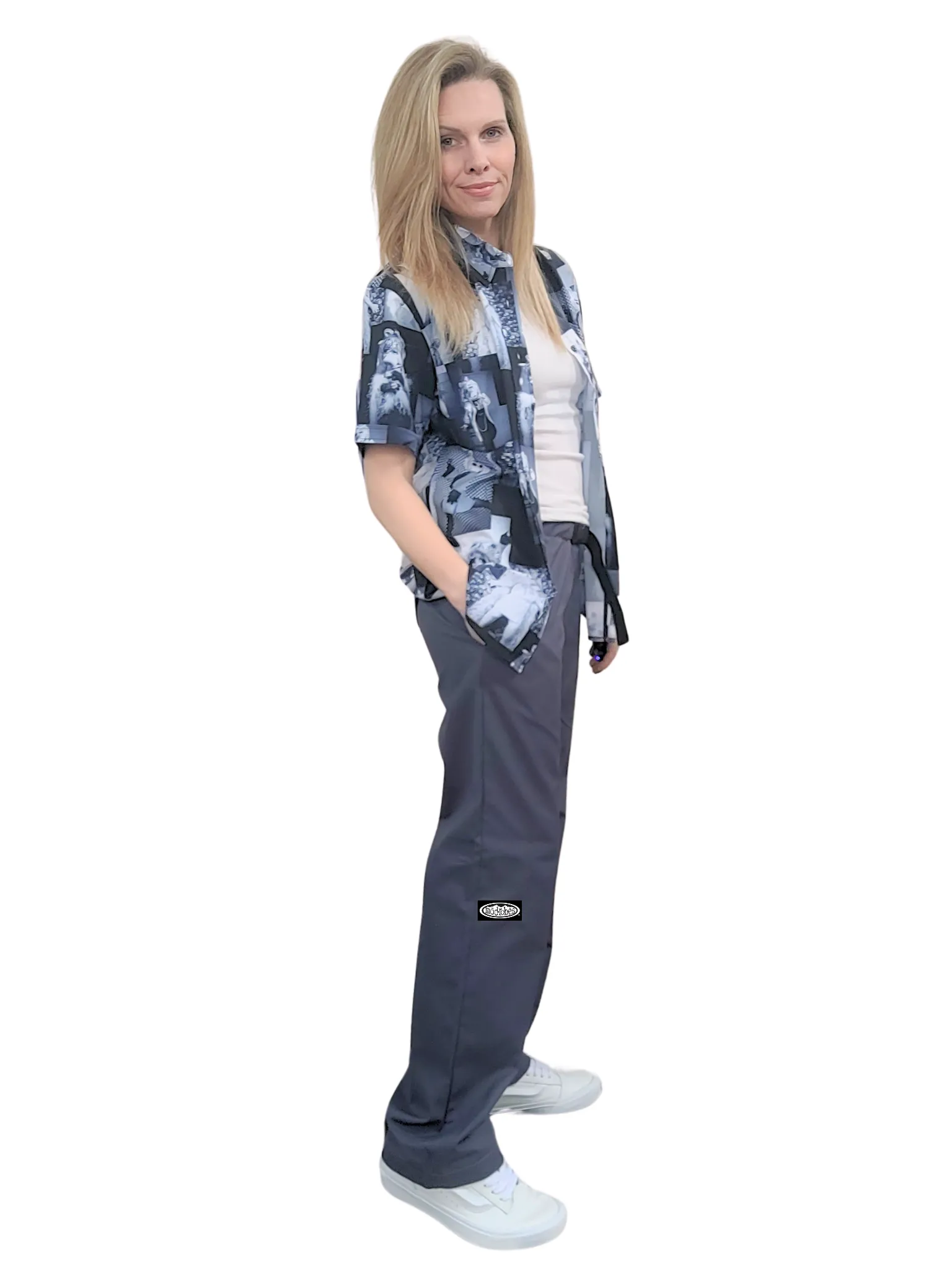 Adult Charcoal Grey Original Lounge Pants + Side Pockets sold by Modrobes product image thumbnail 2