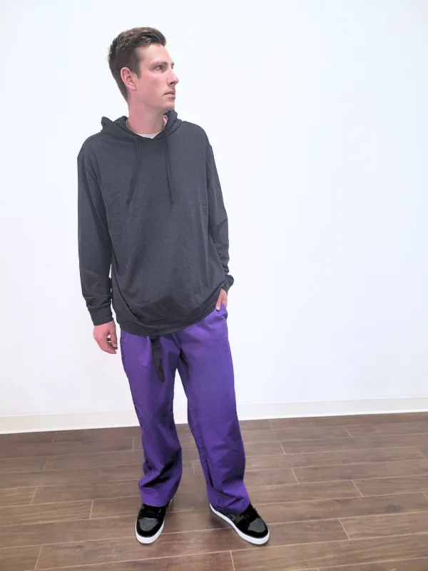 Adult Purple Original Lounge Pants + Side Pockets made by Modrobes