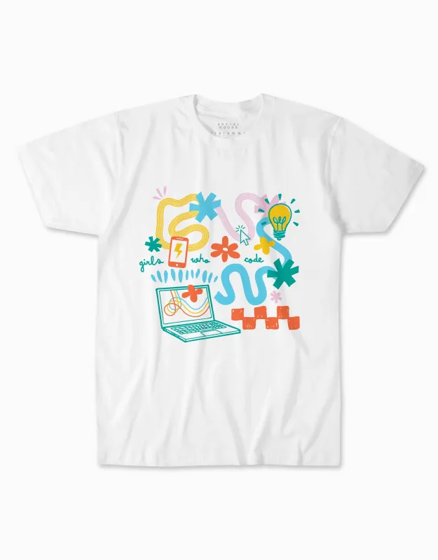 Girls Who Code T-Shirt made by Social Goods