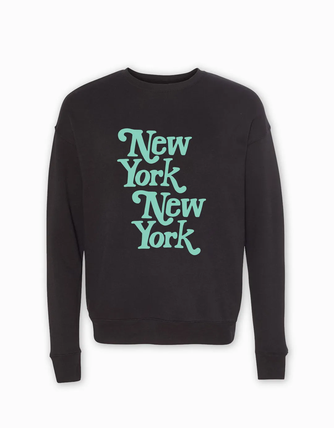 New York, New York Sweatshirt - Black/Mint sold by Social Goods