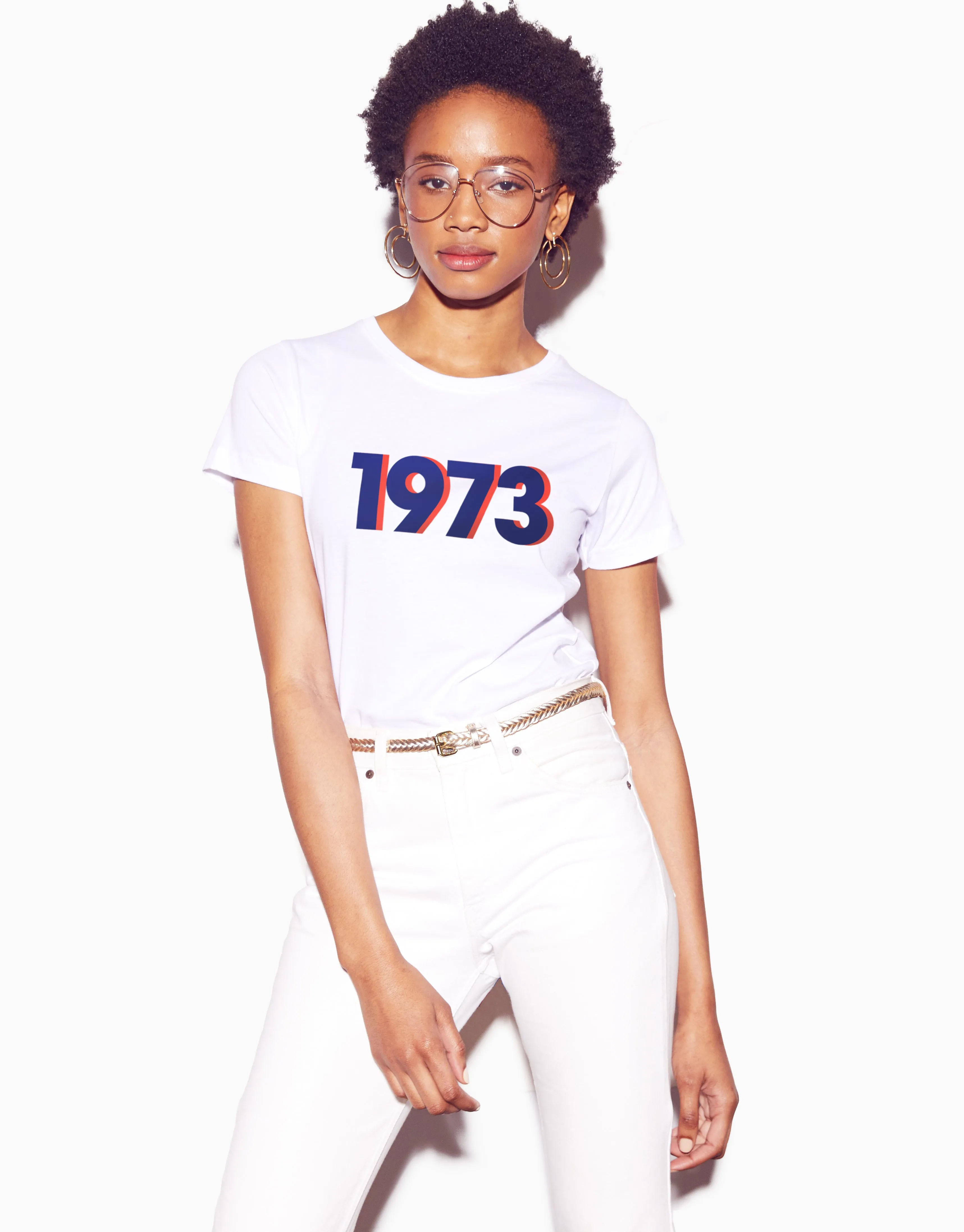 1973 Retro Affirmation Tee - White sold by Social Goods product image thumbnail 3