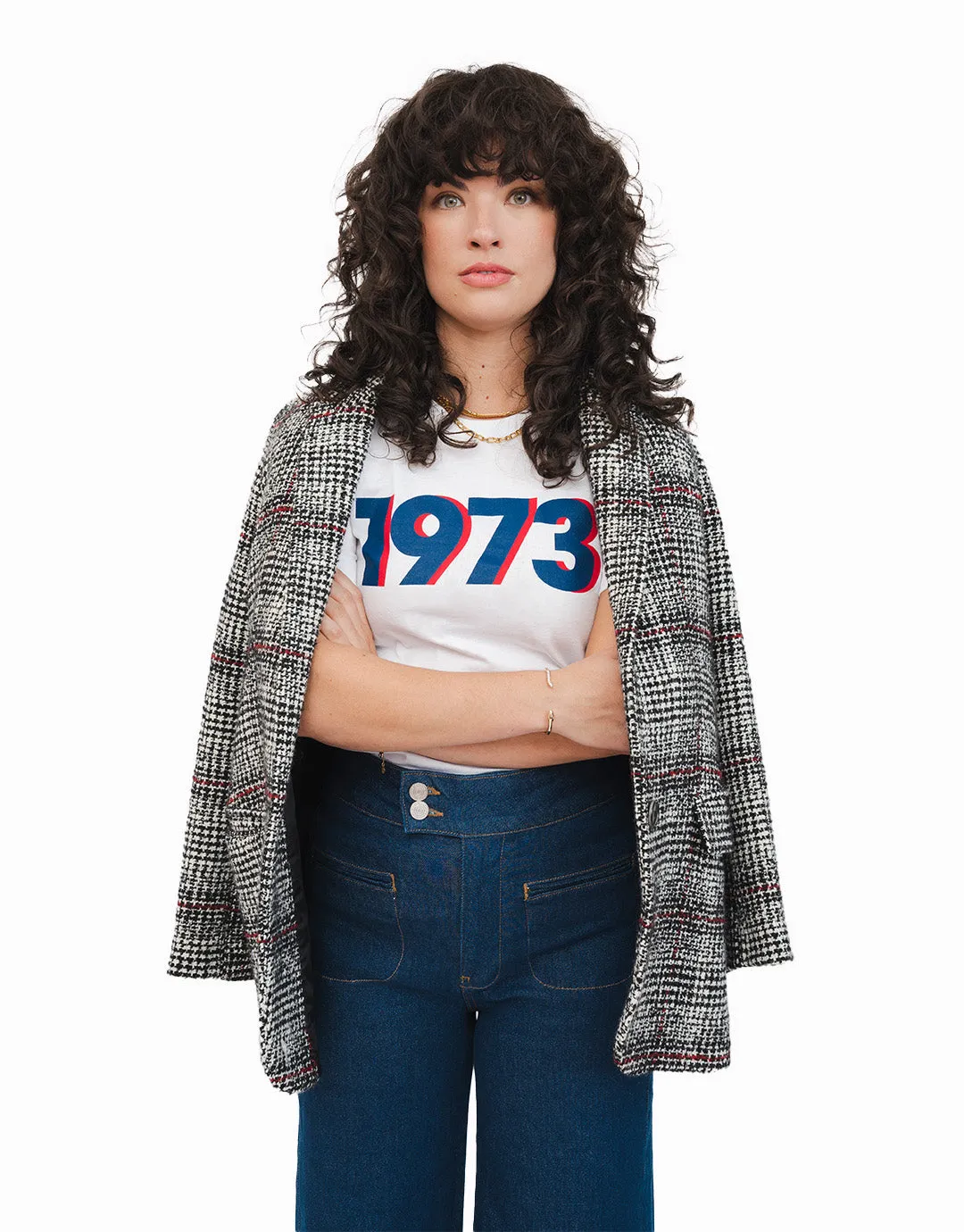 1973 Retro Affirmation Tee - White sold by Social Goods product image thumbnail 2