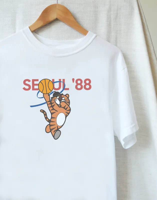 1988 Hodori Hoops Vintage Wash T-Shirt made by Joseph + Sue