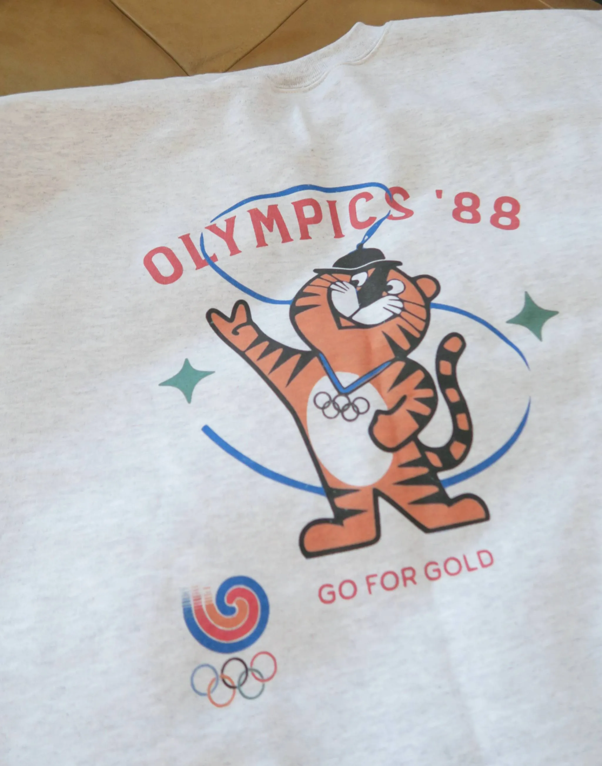 1988 Seoul Olympics Vintage Inspired Cotton Heavy Crew Sweatshirt sold by Joseph + Sue product image thumbnail 3