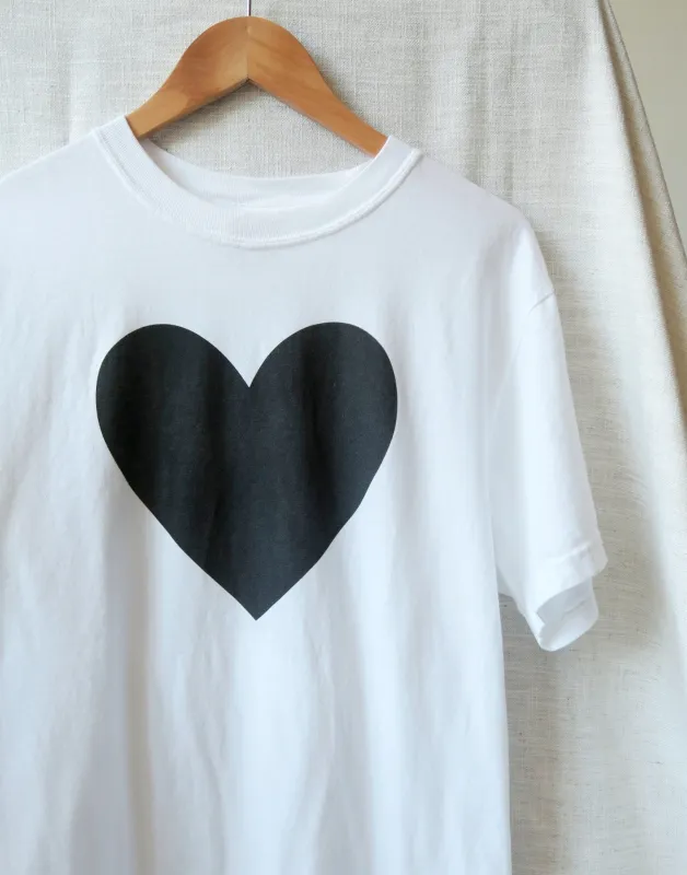 Sale- Big Hearted, Vintage Wash T-Shirt, SMALL made by Joseph + Sue