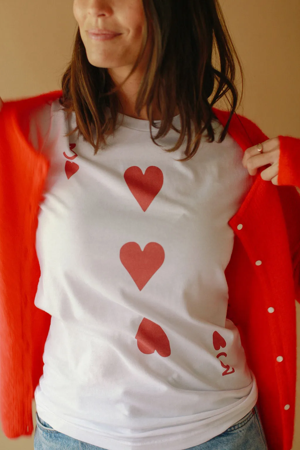 3 of Hearts, Valentine T-Shirt sold by Joseph + Sue product image thumbnail 5