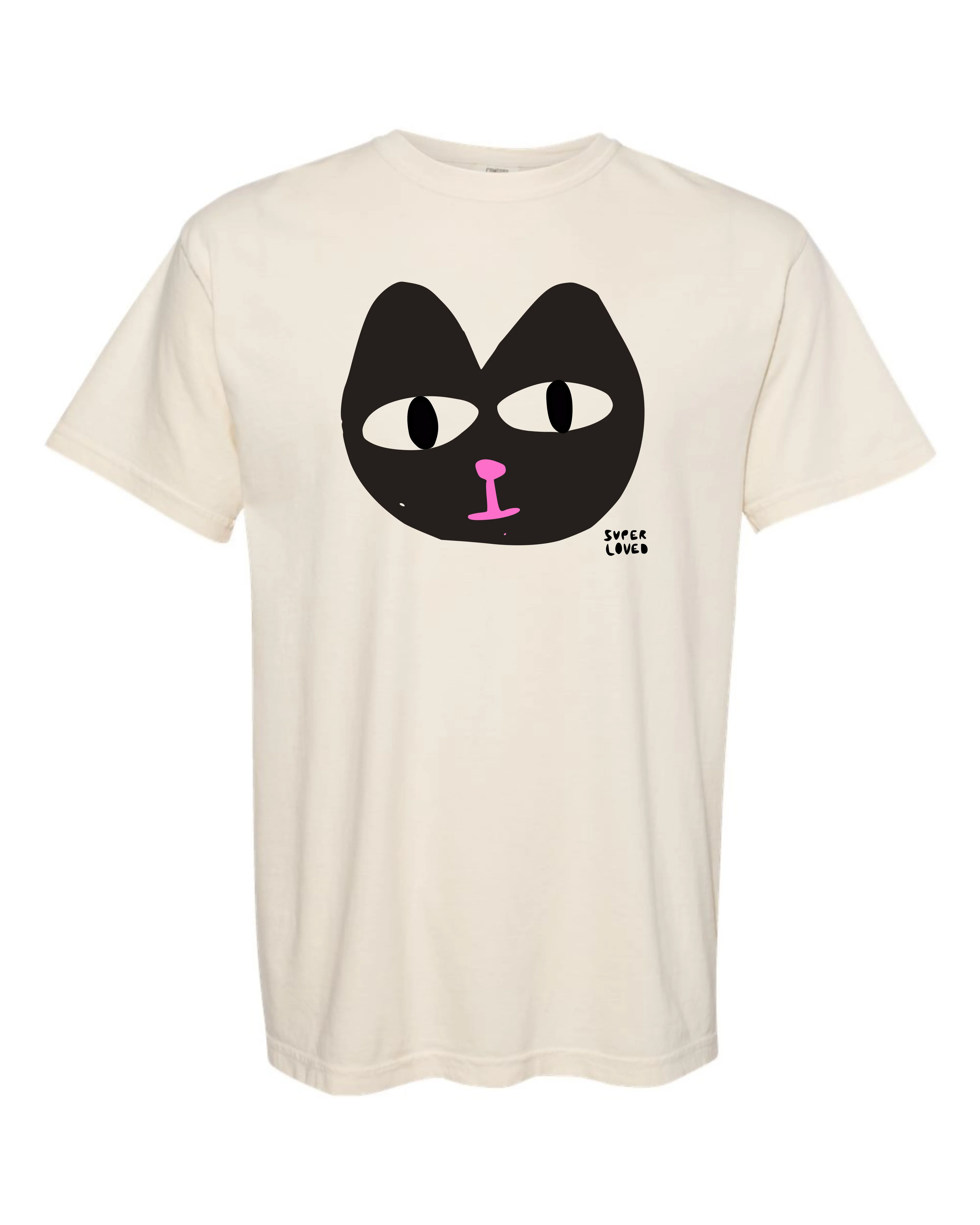 SUPER LOVED, The Black Cat Vintage Wash T-Shirt sold by Joseph + Sue product image thumbnail 3