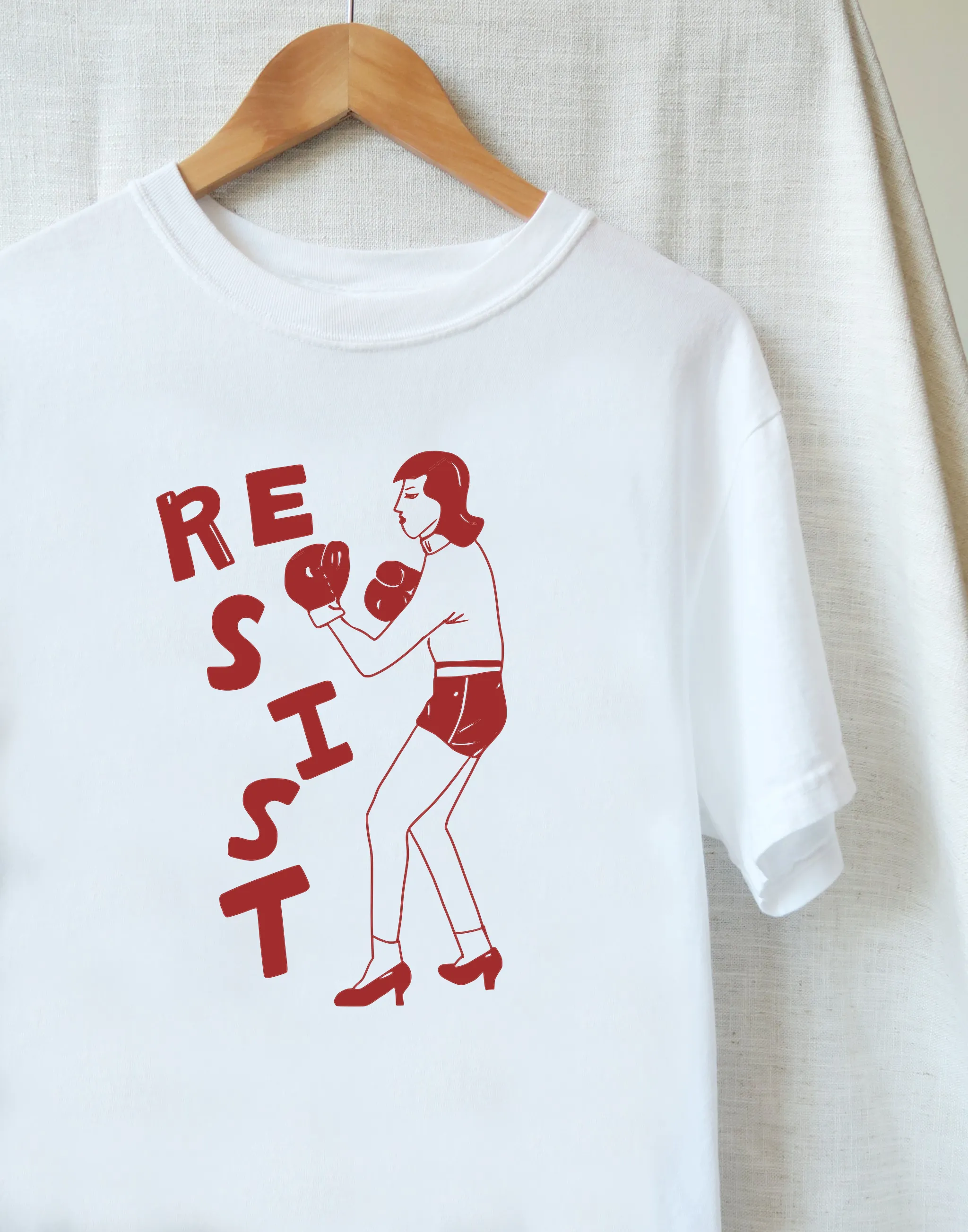 Resist, Vintage Wash T-Shirt sold by Joseph + Sue product image thumbnail 4