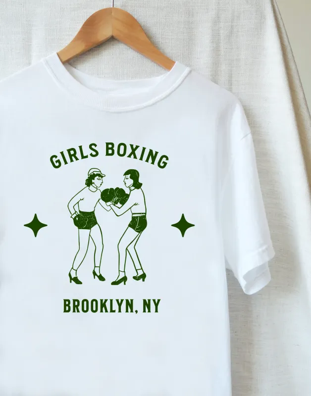Brooklyn Girls Boxing Club, Vintage Wash T-Shirt made by Joseph + Sue
